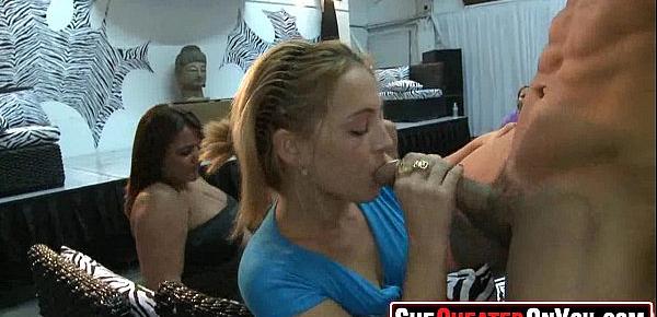  19 Cheating wives caught cock sucking at party15